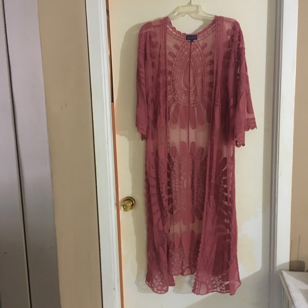 Artesia Red Mesh Duster Size XXL